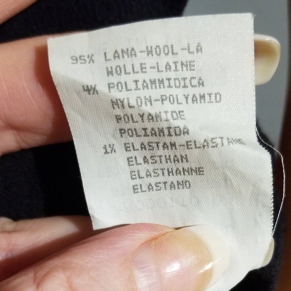 Emporio Armani black wool mini dress or tunic - Picture 8 of 9